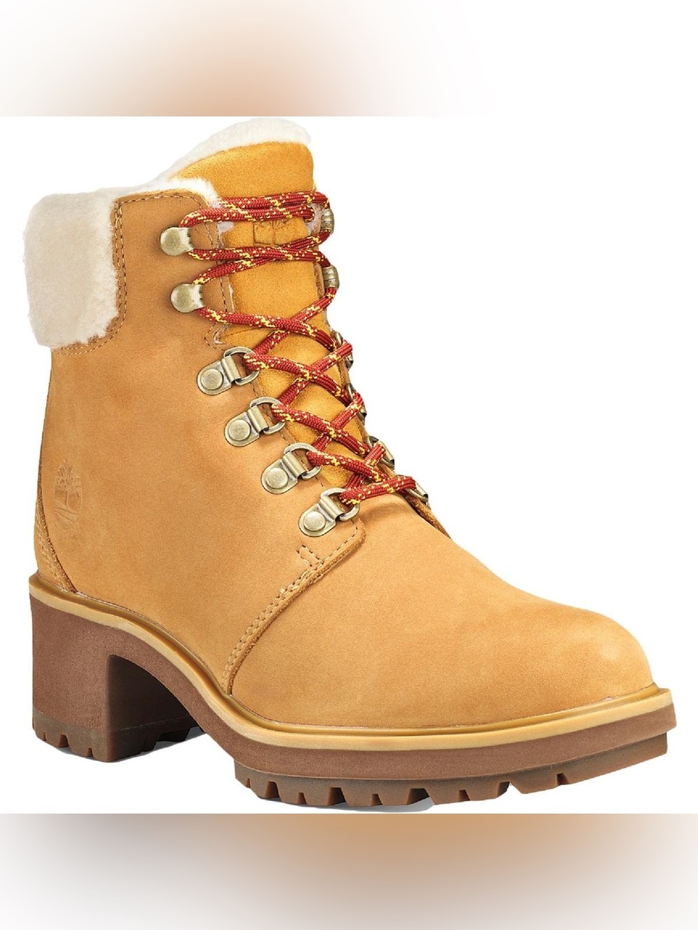 Timberland Kinsley Waterproof Boots sz 9 Women's Wheat Nubuck Lug Sole
